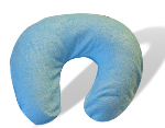 Housse bébé coussin allaitement, eponge Bambou BLEU