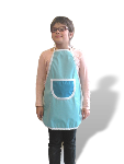 tablier enfant turquoise