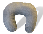 Housse bébé coussin allaitement, eponge Bambou GRIS