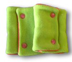 mini patocho vert pression rose 