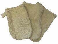 Lot de 3 gants de toilette enfant - Coton Bio