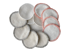 Lot 12 lingettes démaquillantes - 3 matières