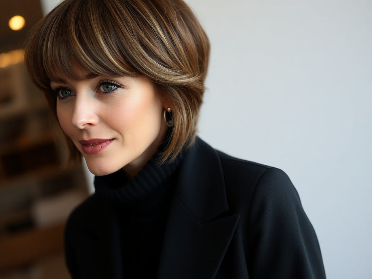 Le carré plongeant, c'est fini :
cette coupe parfaite pour les cheveux fins "donne un volume de
dingue" après 50 ans