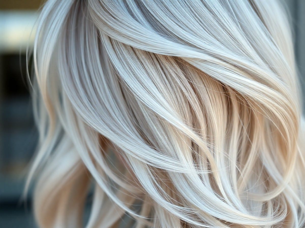 Cheveux gris : le “blond
arctique” est la tendance de coloration la plus flatteuse pour les
chevelures poivre et sel