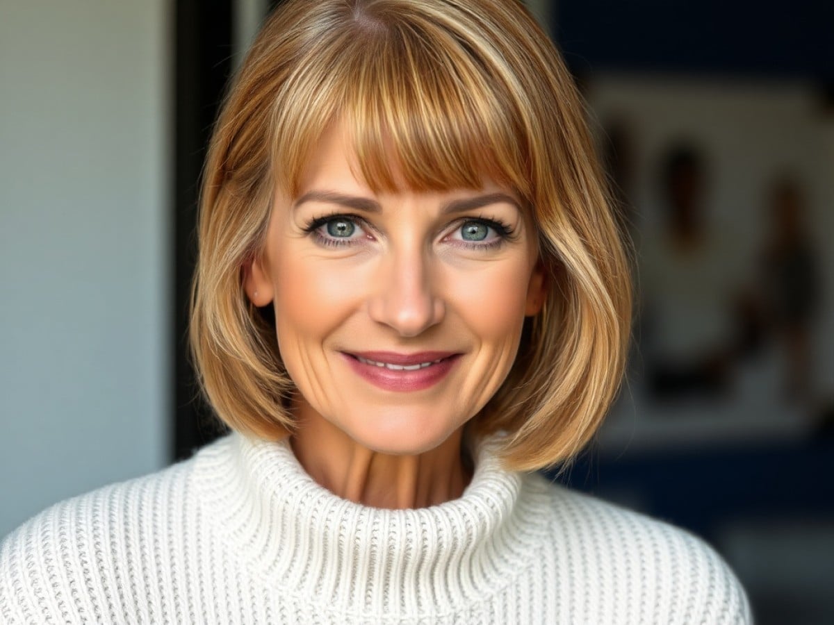 Coiffure après 60 ans : cette
frange "rajeunissante" est le secret des stars pour adoucir le
visage