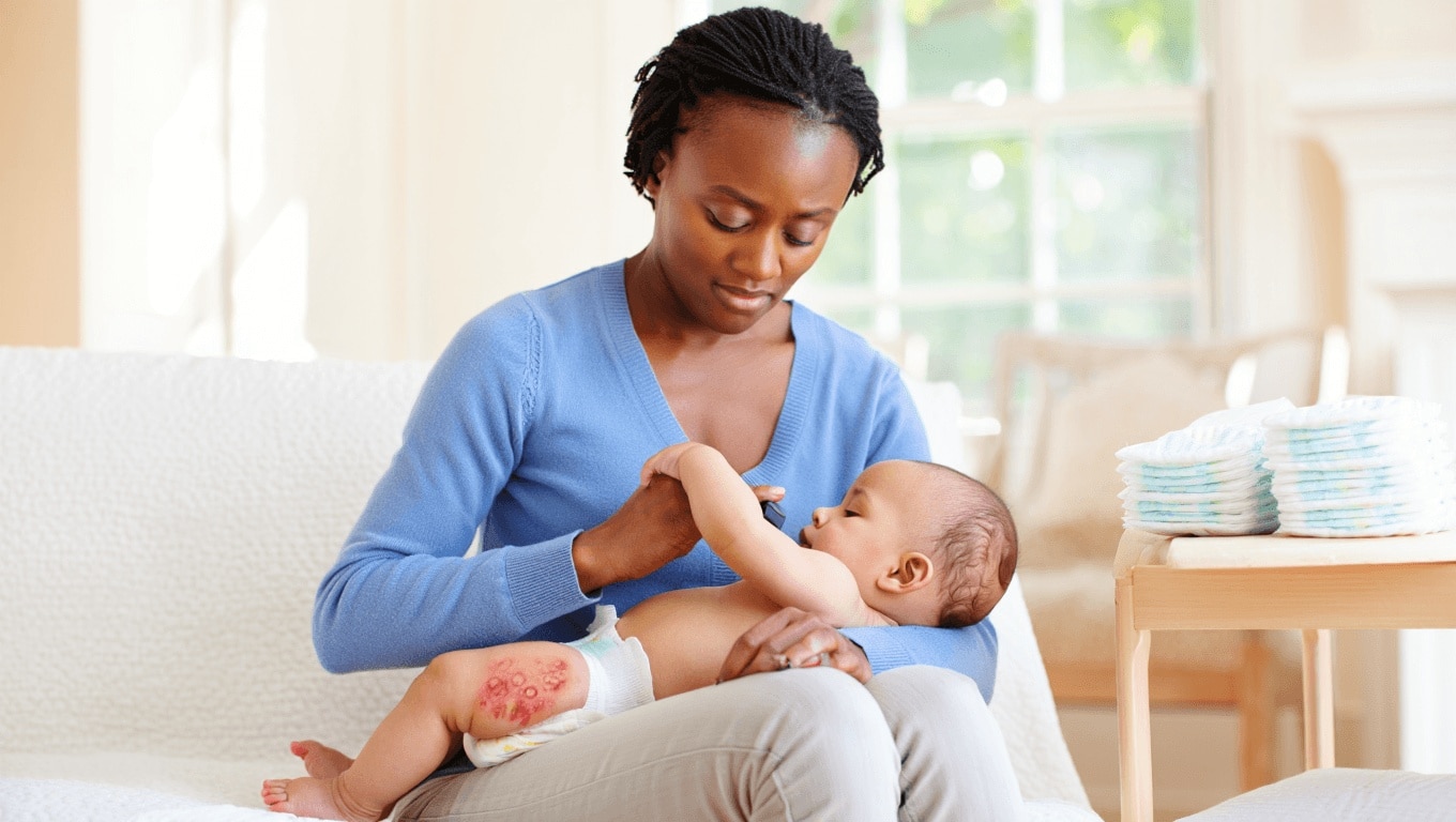 Bébé fait une allergie aux couches : comment réagir et comment le soigner ?
