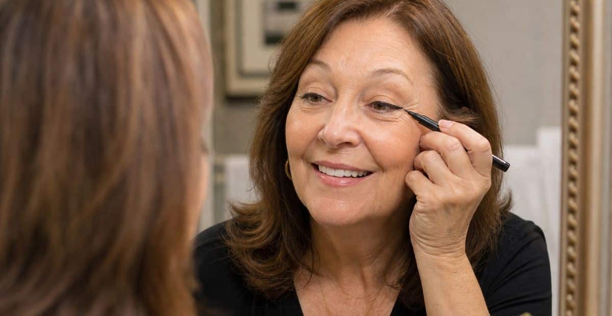 Paupières tombantes : fini le crayon, le “lifted liner” est le maquillage liftant le plus efficace après 50 ans