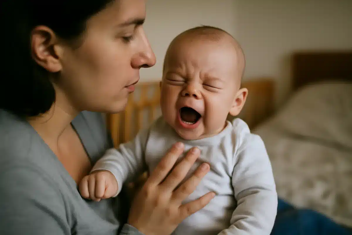 Pourquoi le hoquet survient-il chez le nourrisson ? — Le hoquet chez le nourrisson correspond à des contractions involontaires du diaphragme suivies de la fermeture rapide des cordes vocales. Chez les très jeunes enfants, ce réflexe est fréquent en raison de